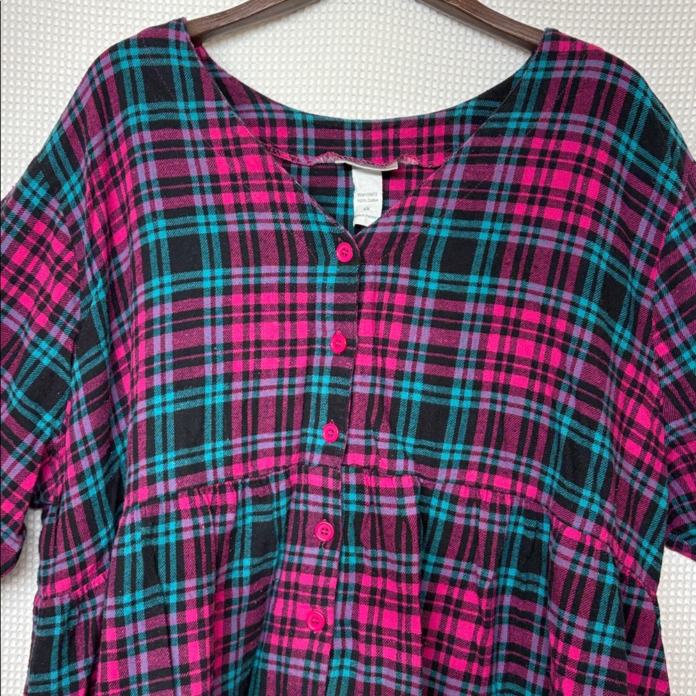 Cotton women’s lounge dress - Picture 2 of 5